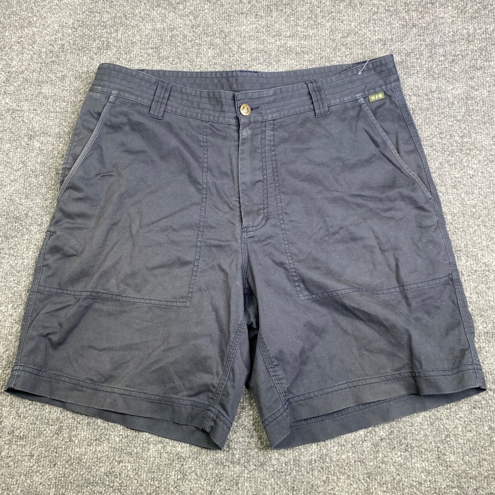 Howler Bros Horizon Hybrid Shorts Mens 36 Navy Blue Ripstop Cargo Fishing Water